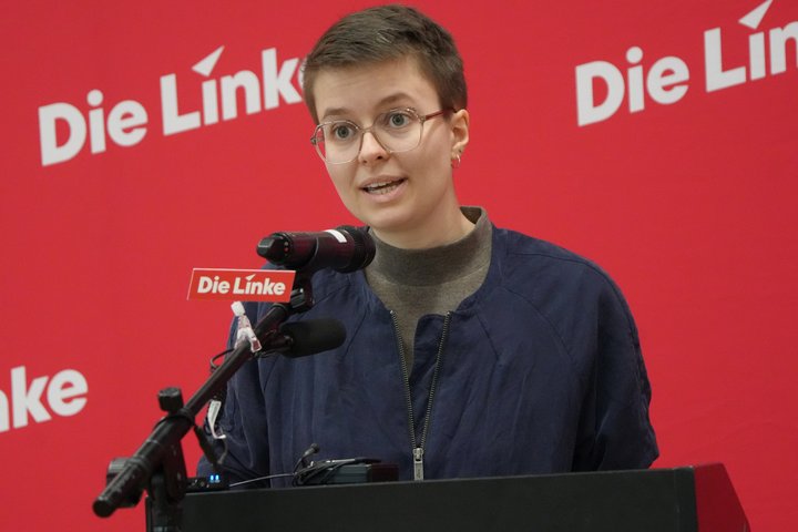 Foto von Anna Fischer, Landessprecherin der Bremer Linken 